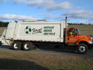 Recycling truck
