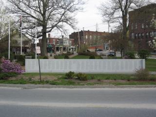 Full view of the memorial